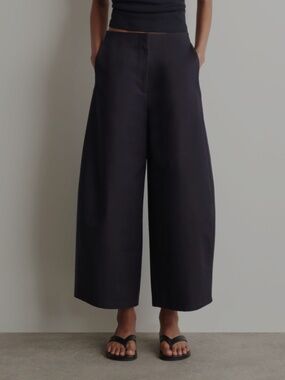 COS Cropped Navy Pants